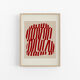 Abstract giclee art print, 50x70cm