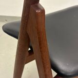 4x Teak Dining Chairs Hans J. Wegner CH29 Sawbuck