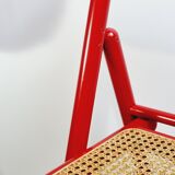 Folding chair wood and canage