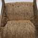 Paire de chaises en paille, geneviève pons, 1950s