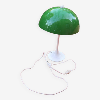 Monteuse table lamp with vintage mushroom dome metal tulip foot