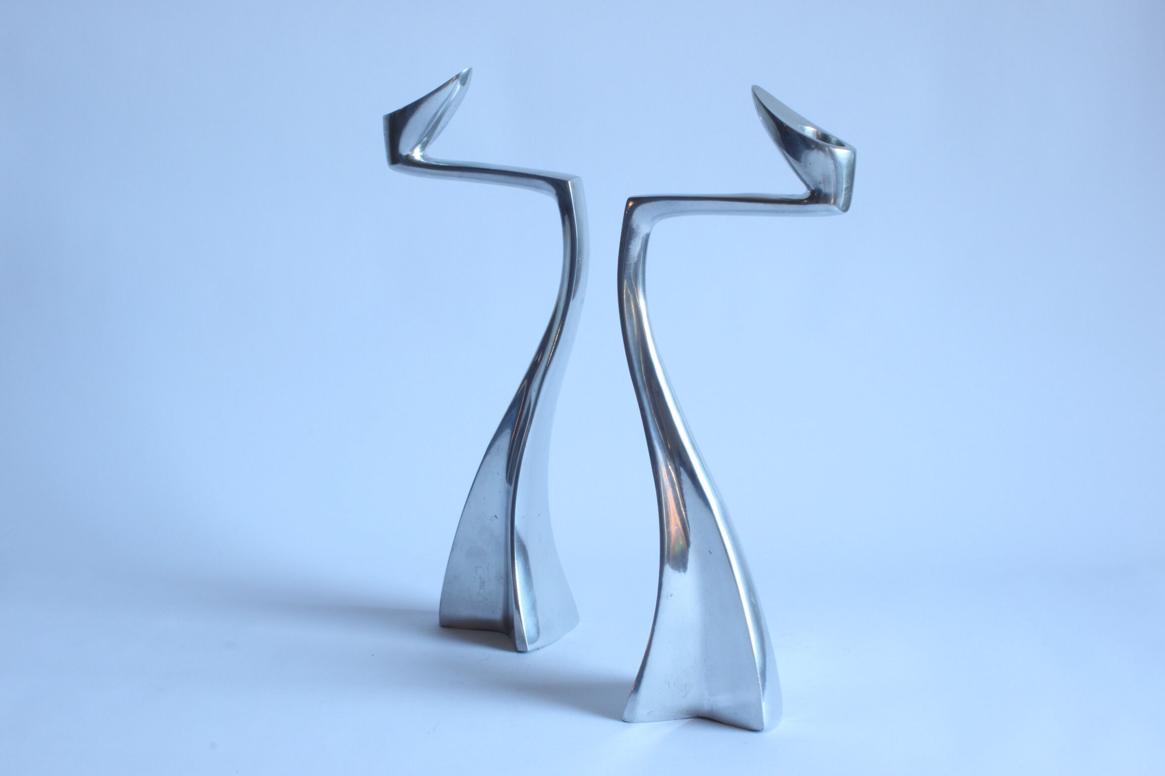 Swan Candlesticks by Matthew Hilton