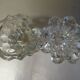 Set of 2 glass candle holders