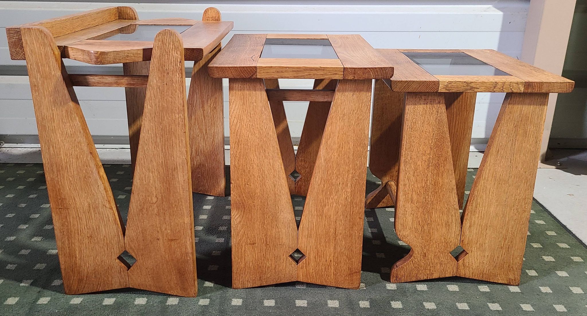 Guillerme & chambron nest of table 1950