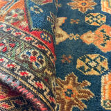 Small handwoven oriental persian hamadan rug- 46x80cm