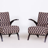 Art Deco armchairs designed by Halabala and made by Up Závody 1930