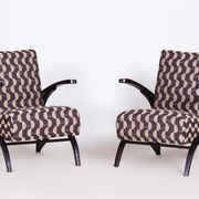 Art Deco armchairs designed by Halabala and made by Up Závody 1930