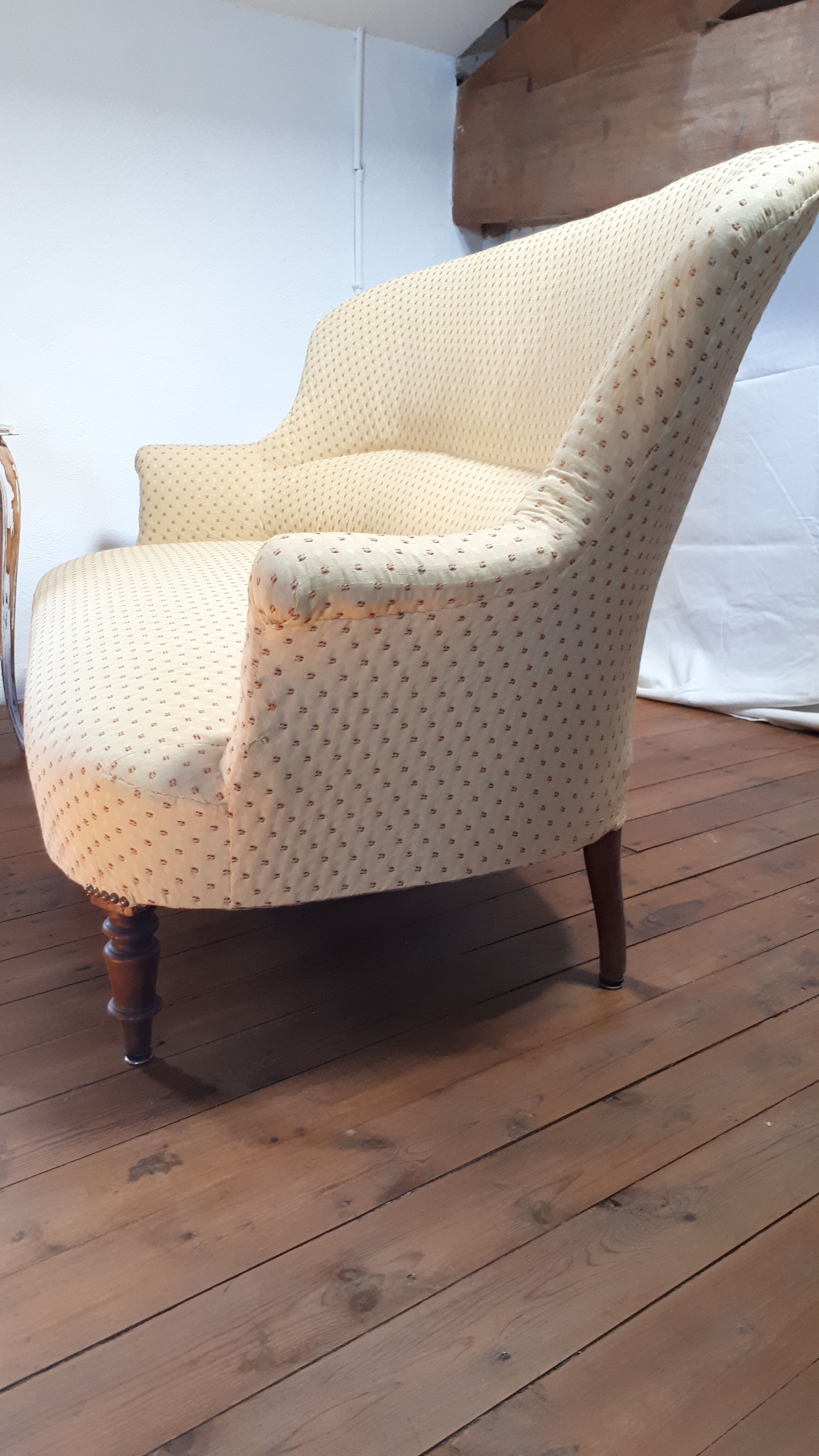 Vintage sofa louis Philippe style restored