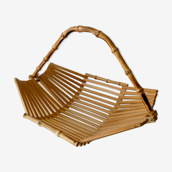 Bamboo basket, 70s