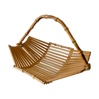 Bamboo basket, 70s