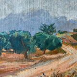 Painting oil on canvas landscape