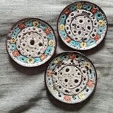 Vallauris ceramic saucers