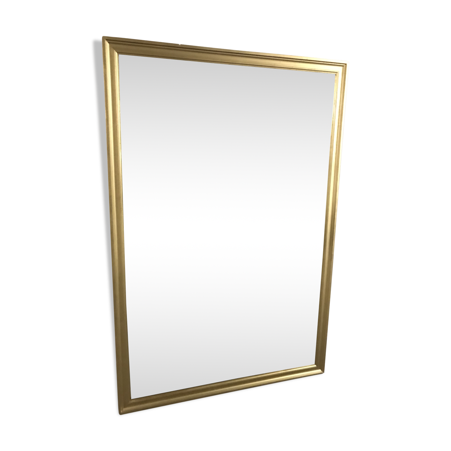 Mirror wood Golden 115/80 cm