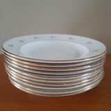 10 assiettes plates L'amandinoise