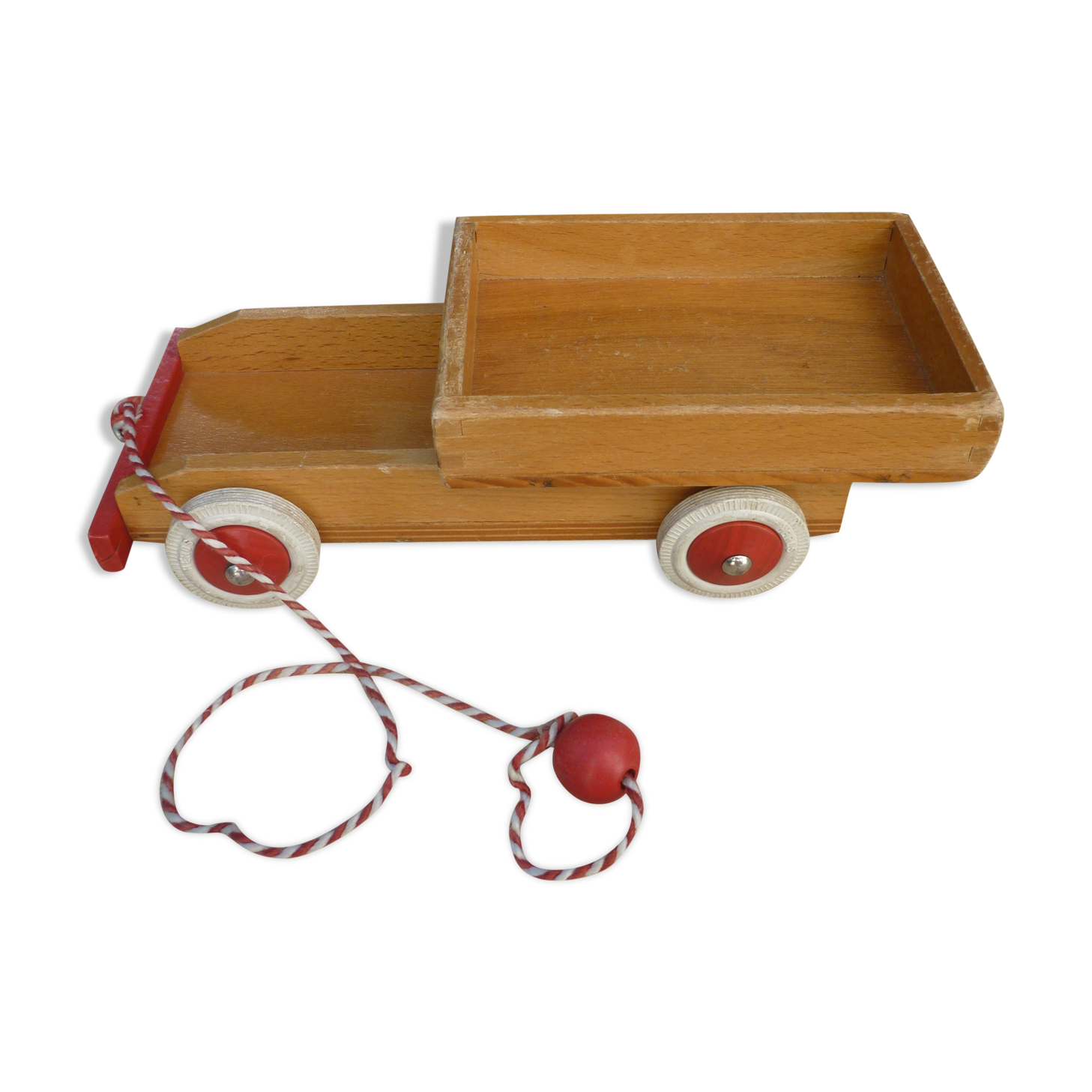 Toy to shoot, wooden truck