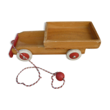 Toy to shoot, wooden truck