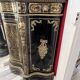 Low Boulle marquetry buffet, curved support furniture, Napoléon III period.