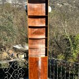 Flamed Mahogany Library in Regency style.