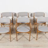 Oak Model 49 Dining Chairs by Erik Buch for Odense Maskinsnedkeri / O.D. Møbler, 1960s, Set of 6