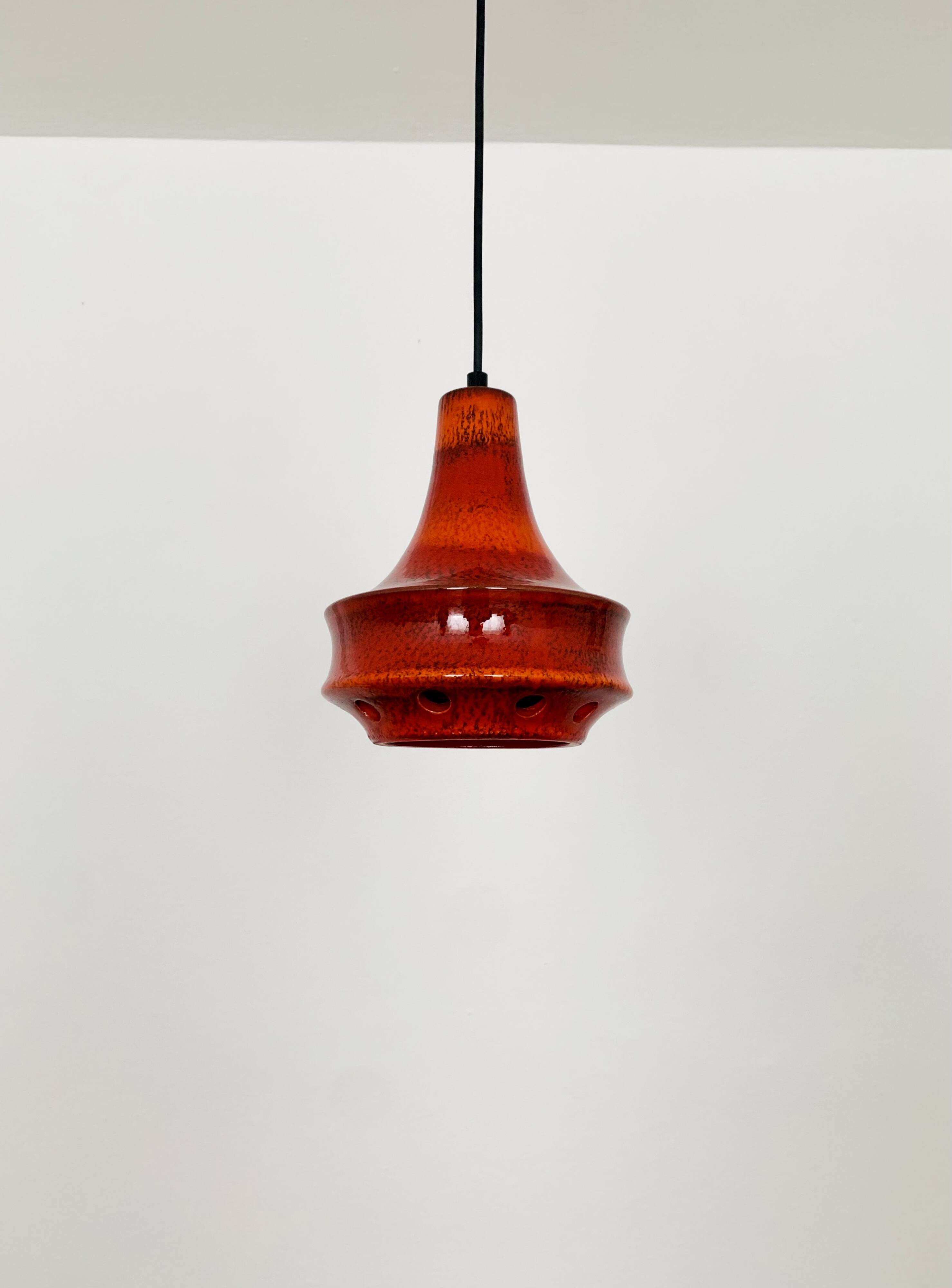 Set of 4 Ceramic Pendant Lamps