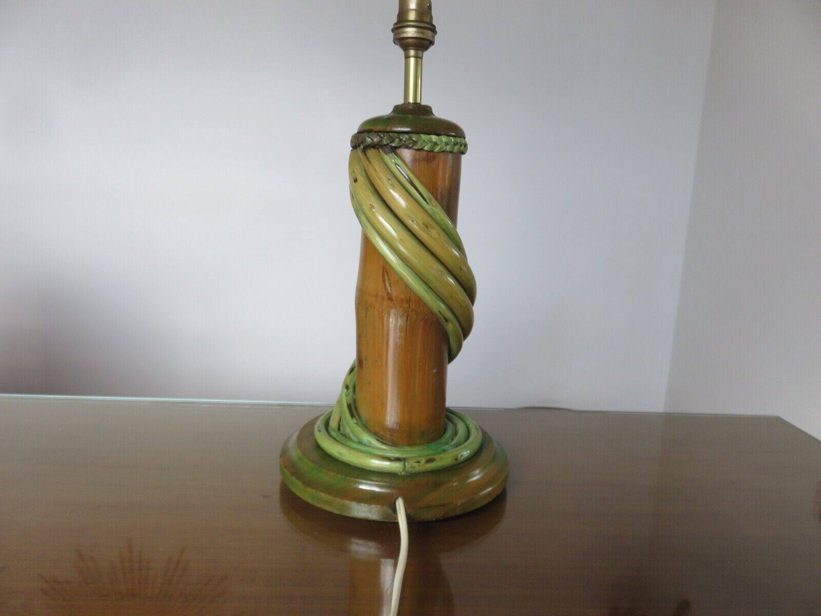 Bamboo lamp from the 60s and 70s