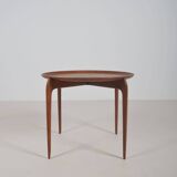 Teak side table by Engholm and Willumsen for Fritz Hansen, 1960s