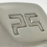 empty pocket monogrammed steel vintage design