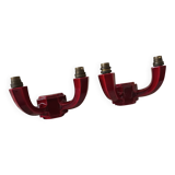 Pair of Art Deco ceramic wall lights