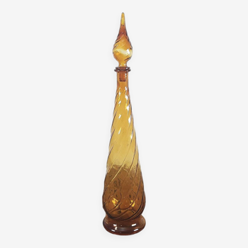 Italian amber genius decanter