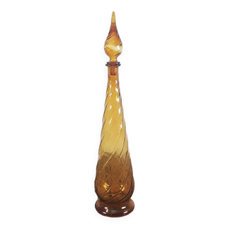 Carafe de génie Italienne ambrée