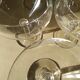 Set of 7 large crystal glasses for wine or cocktail tasting