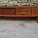 Low teak sideboard 200cm
