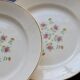 6 vintage flat plates in Lunéville earthenware – Christine model