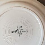 Sarreguemines earthenware plates