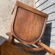 Pair of mismatched bistro chair