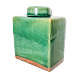 Soliflore ancien en céramique émaillée du japon
