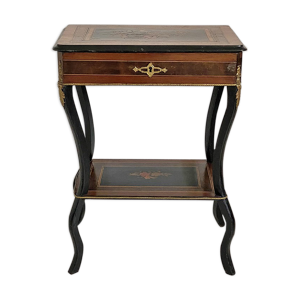 Travailleuse Napoléon III en marqueterie