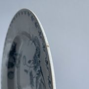 Set of 10 hollow plates Terre de Fer XIXth, model Madrid