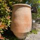 Ancient terracotta pottery jar