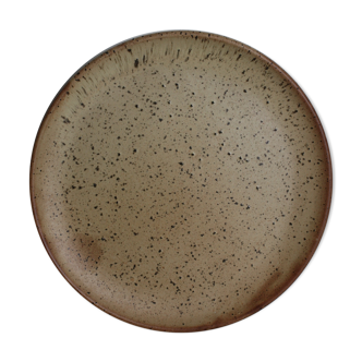 Vallauris speckled ceramic plate/plate