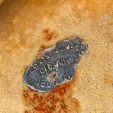 German Art Deco ceramic bowl with lid from Carstens Pottery.