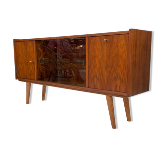 Vintage compact sideboard TV cabinet lowboard 1960s