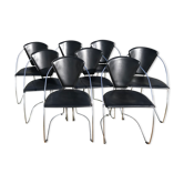 8 chaises design italien 80´s