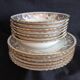 Set of 13 plates with Japanese motifs in real Limoges porcelain