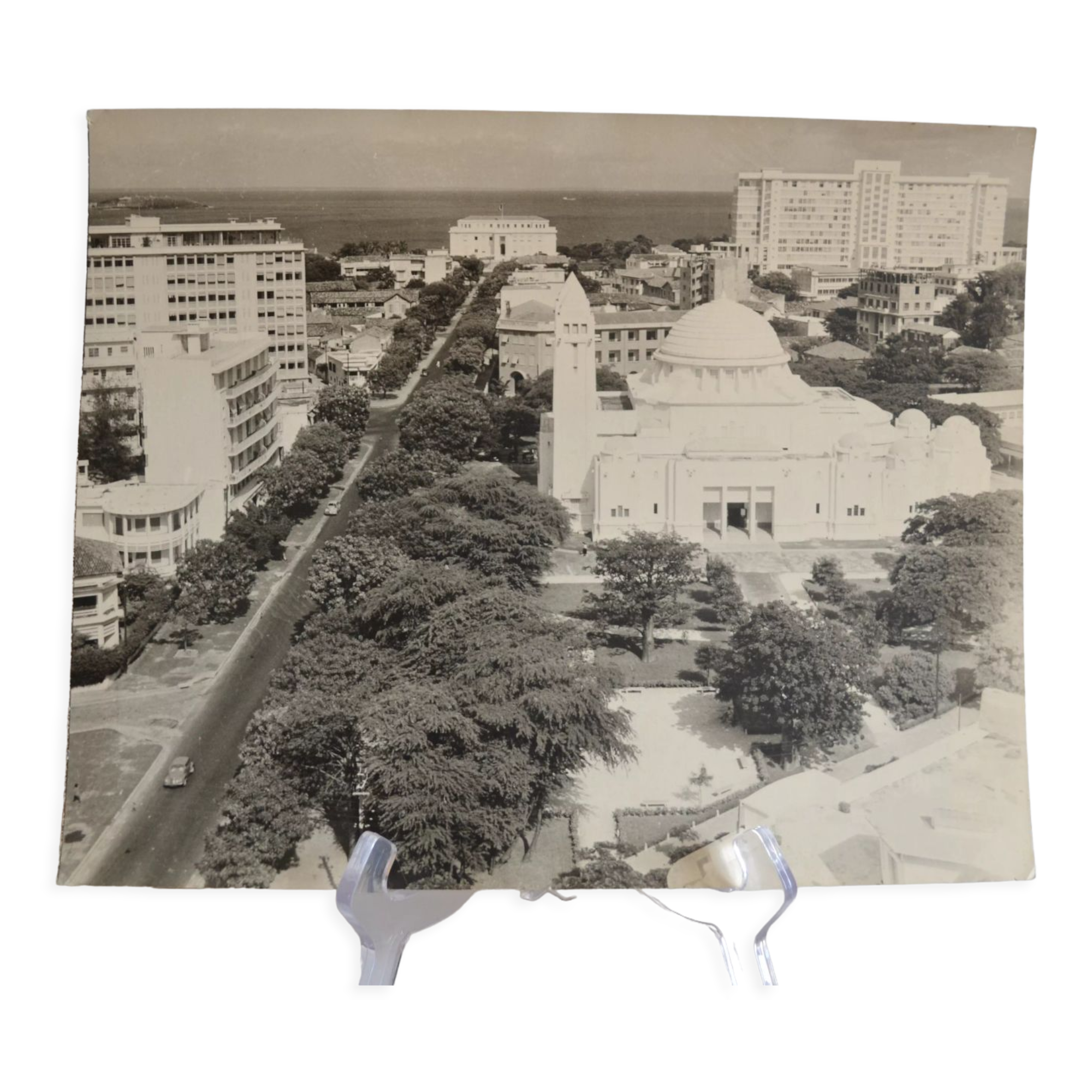 Anonymous silver photo africa senegal dakar cathedral district circa 1950