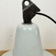Industrial Grey Enamel Factory Pendant Lamp from Zaos, 1960s