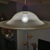 Vintage white metal suspension 1980