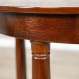 Late 19th Century Biedermeier Mahogany Oval Side Table, 1890s