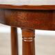 Table d'appoint ovale en acajou Biedermeier de la fin du 19e siècle, années 1890.