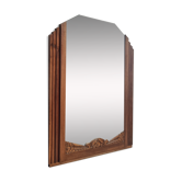 Miroir Art Déco miroir mural en bois 120x95cm